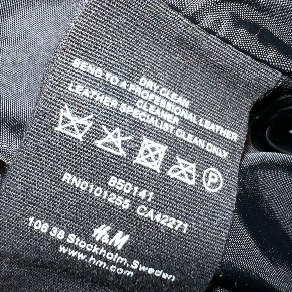 100% Leather H&M Jacket - Picture 5 of 5